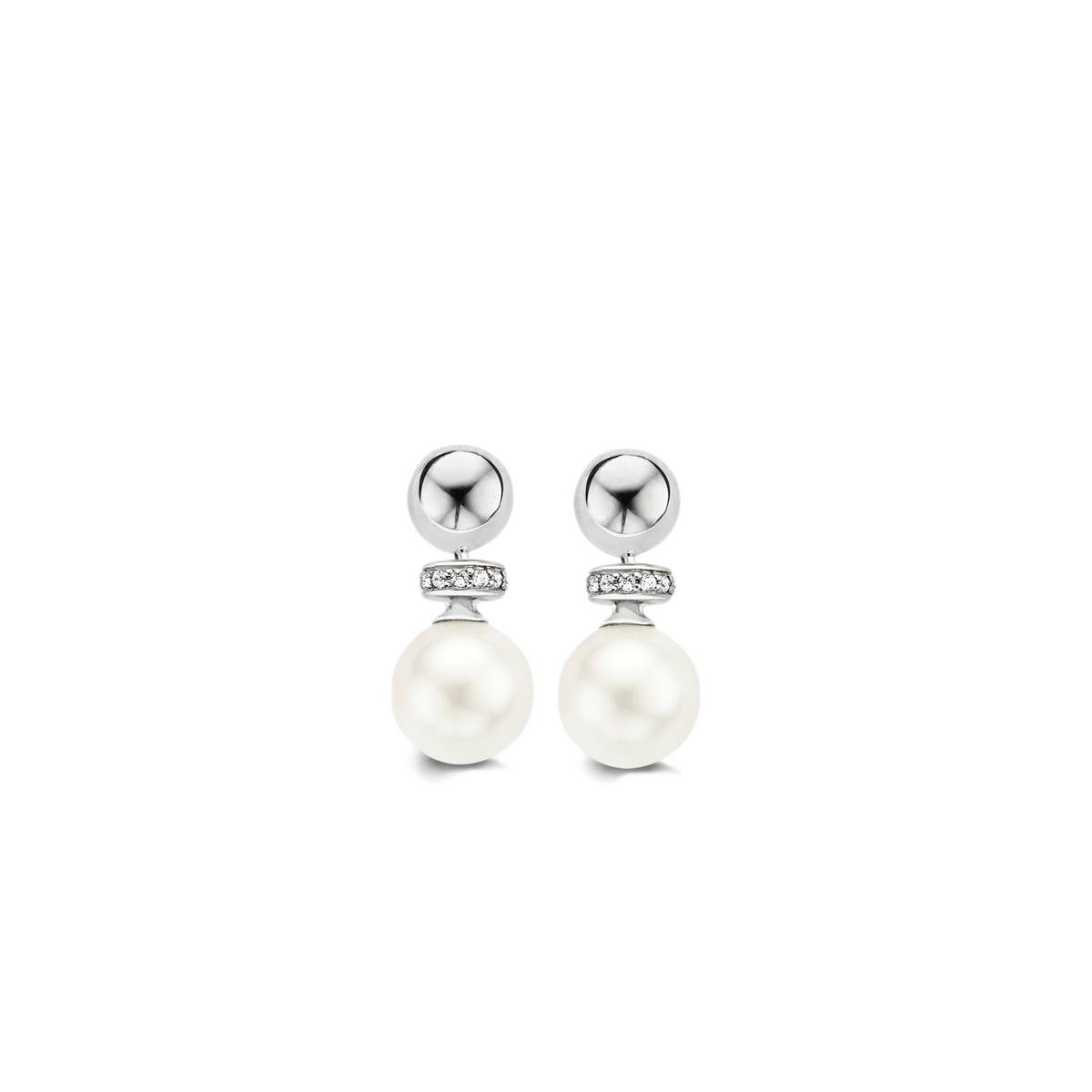 Ti Sento Milano Puces d'oreilles Perles 7680PW