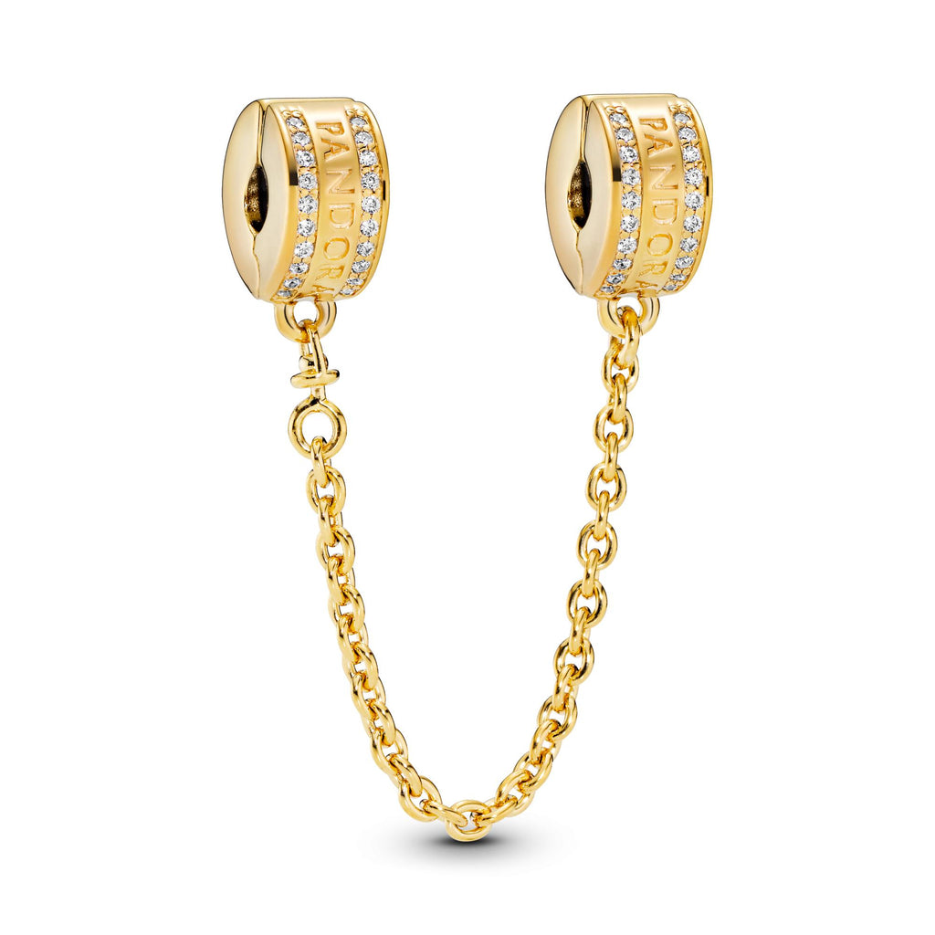 Pandora Moments Charm Clip Chaîne de Confort Signature 768642C01-05