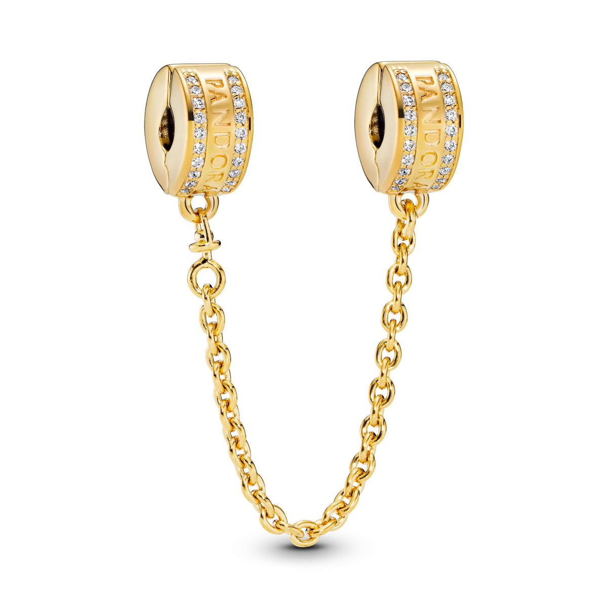 Pandora Moments Charm Clip Chaîne de Confort Signature 768642C01-05
