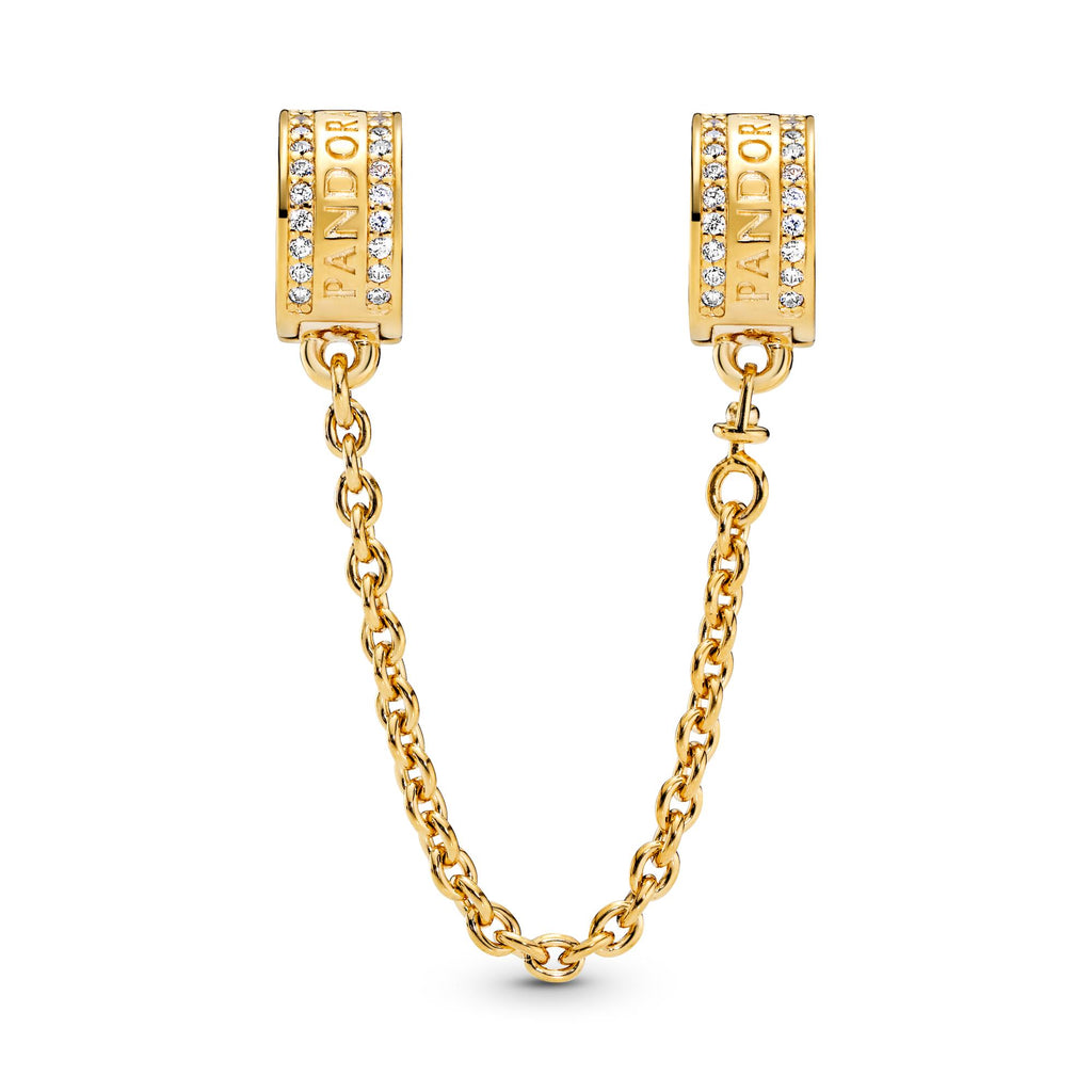 Pandora Moments Charm Clip Chaîne de Confort Signature 768642C01-05