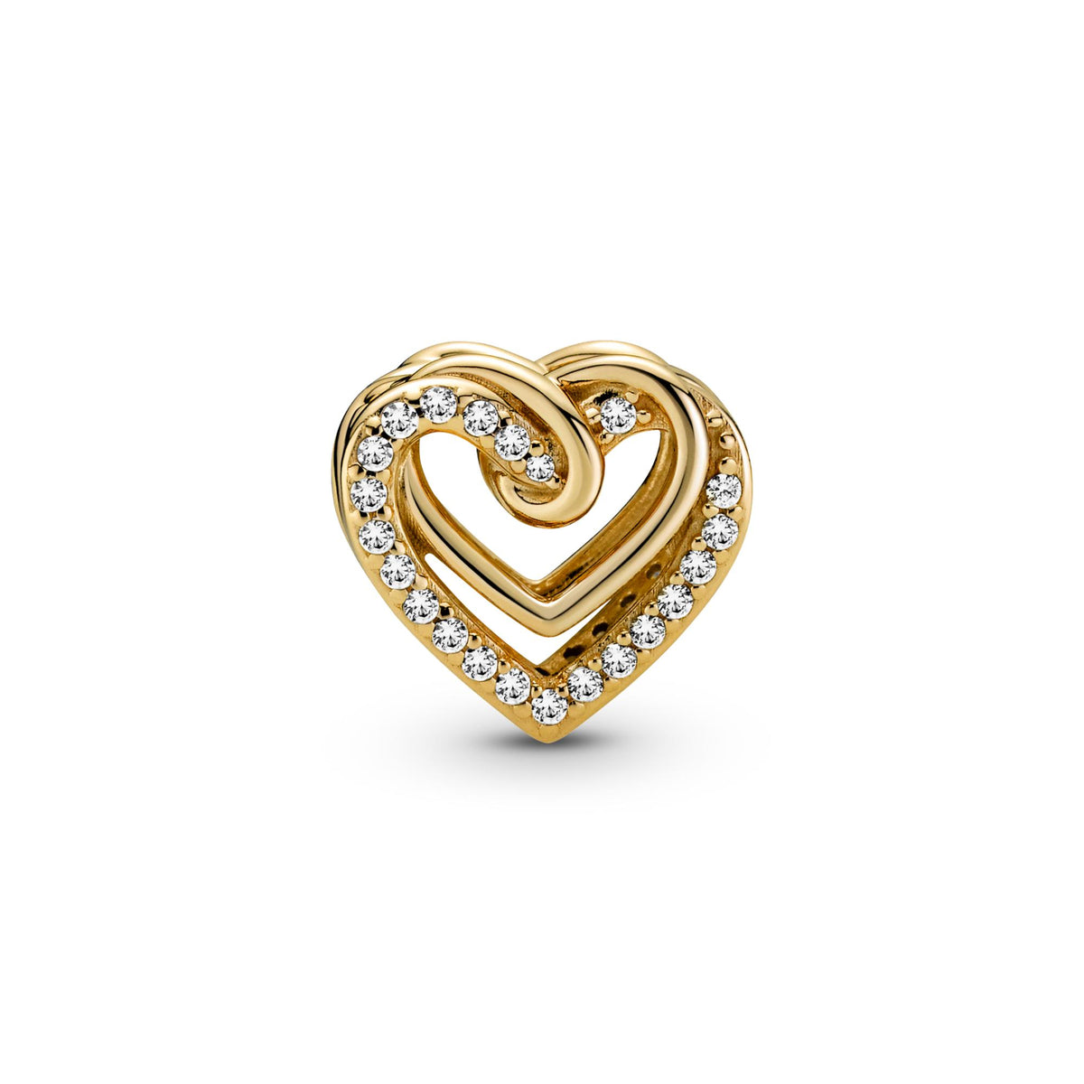 Pandora Moments Charm Cœurs Entrelacés Scintillant 769270C01