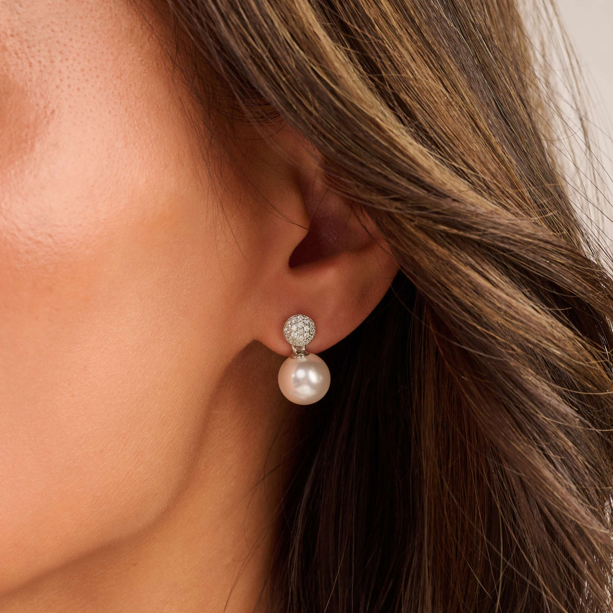 Ti Sento Milano Puces d'oreilles Perles 7721PW