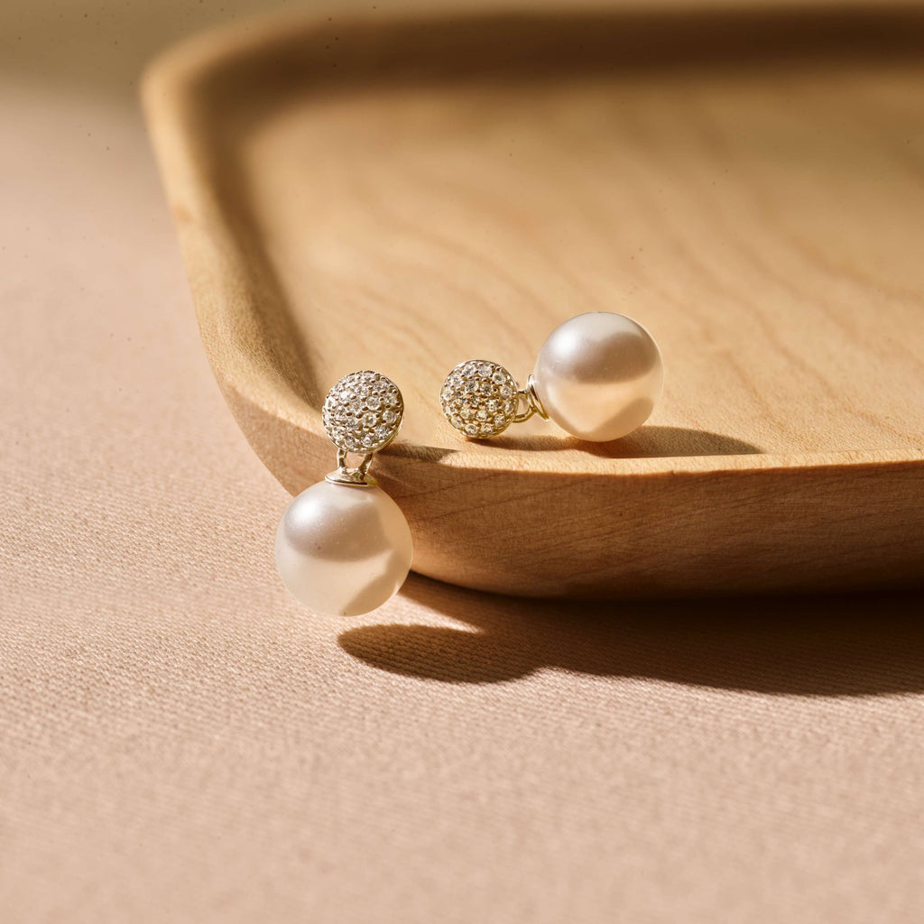 Ti Sento Milano Puces d'oreilles Perles 7721PW