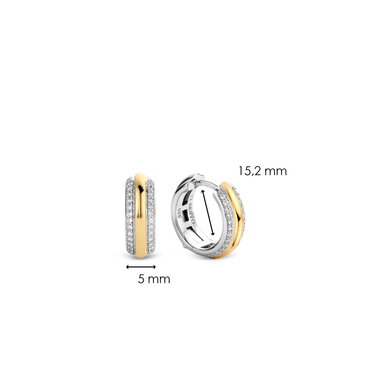 Ti Sento Milano Créoles Cercles 7786ZY