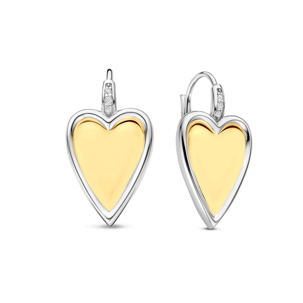 Ti Sento Milano Boucles d'oreilles pendantes Amour, chance, bonheur 78004ZY