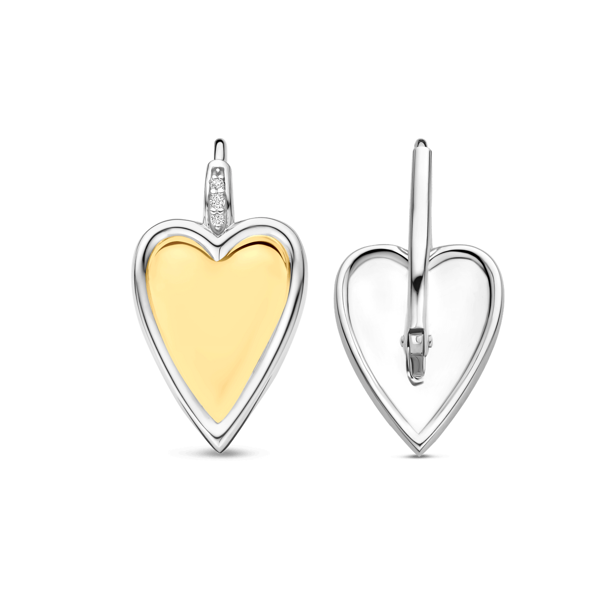 Ti Sento Milano Boucles d'oreilles pendantes Amour, chance, bonheur 78004ZY
