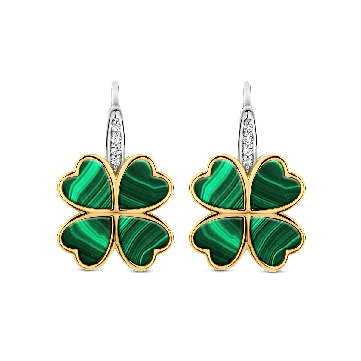 Ti Sento Milano Boucles d'oreilles pendantes Amour, chance, bonheur 78005MA