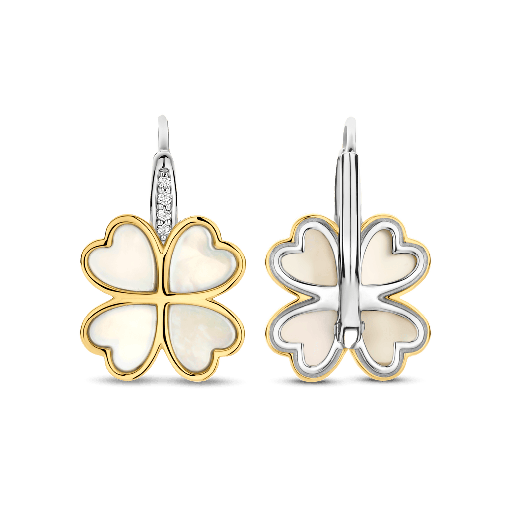 Ti Sento Milano Boucles d'oreilles pendantes Amour, chance, bonheur 78005MW