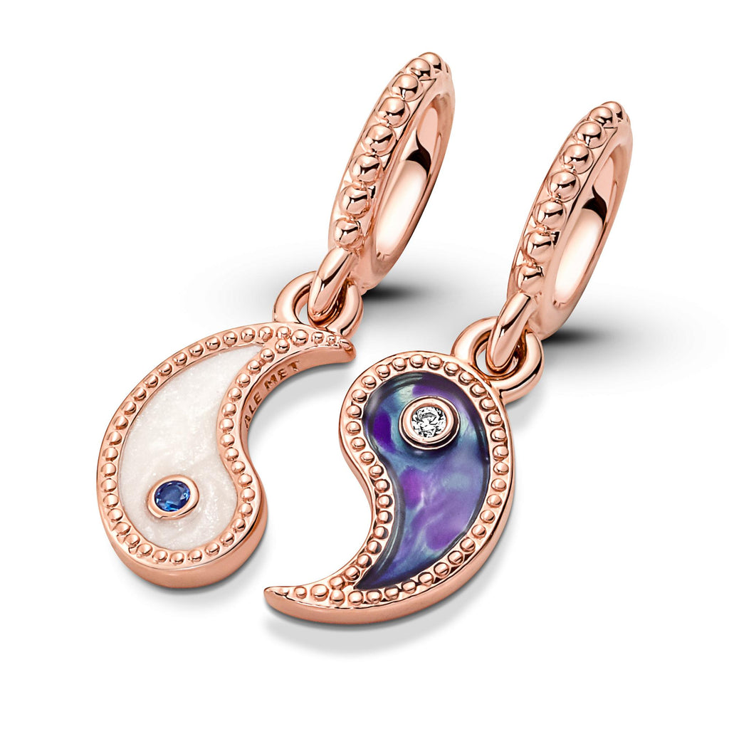 Pandora Moments Charm Pendant Scintillant Yin & Yang Séparable 780098C01