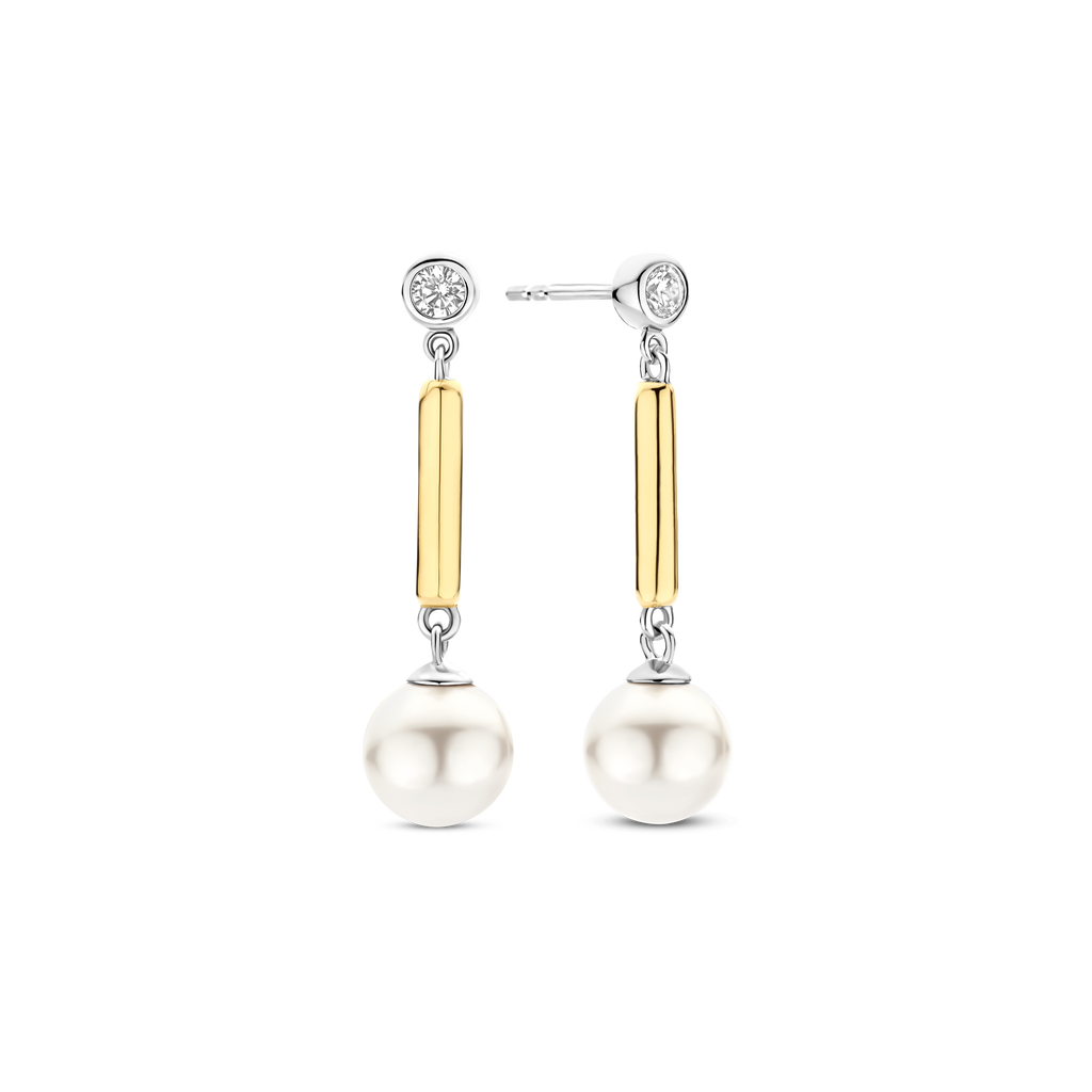 Ti Sento Milano Boucles d'oreilles pendantes Perles 78011YP