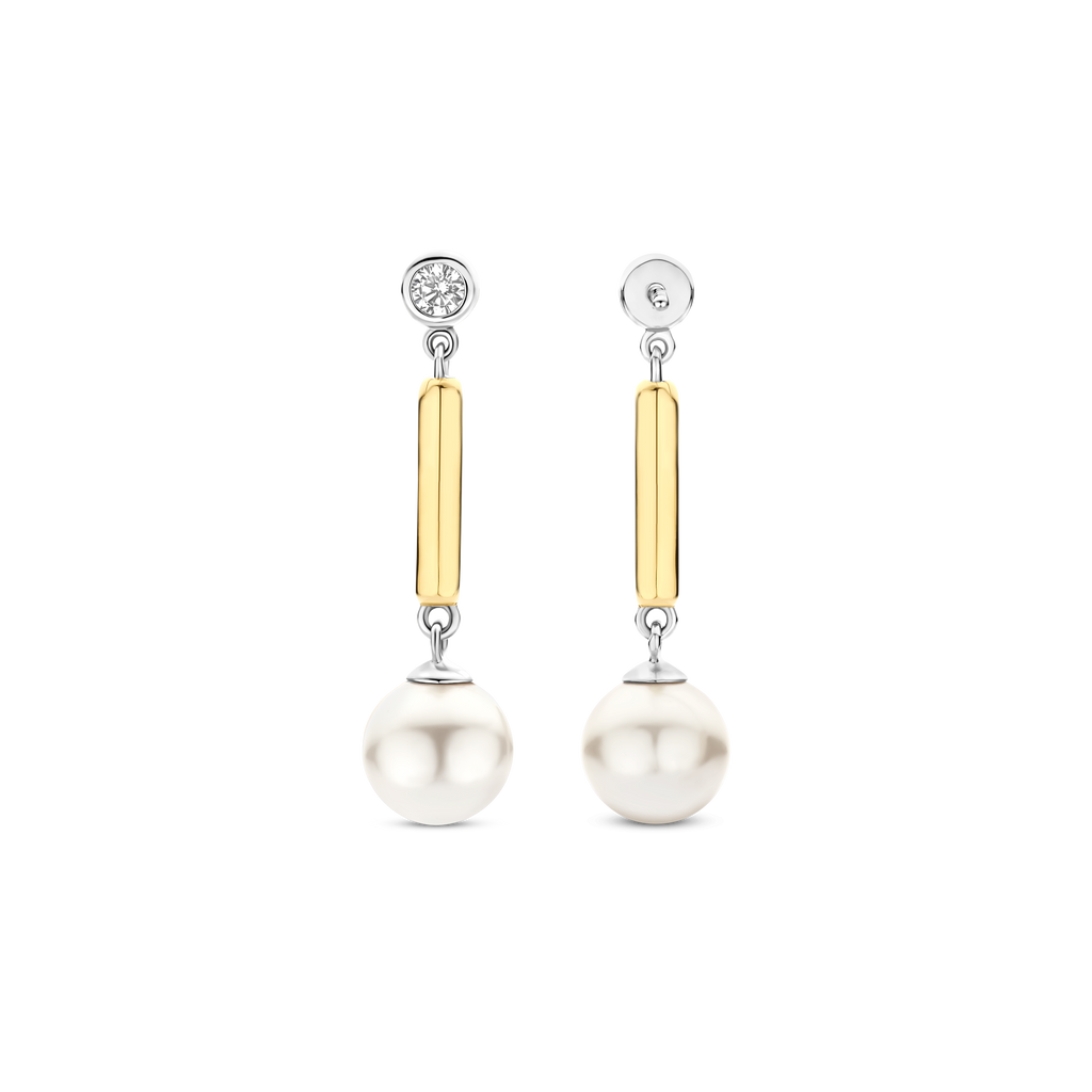 Ti Sento Milano Boucles d'oreilles pendantes Perles 78011YP