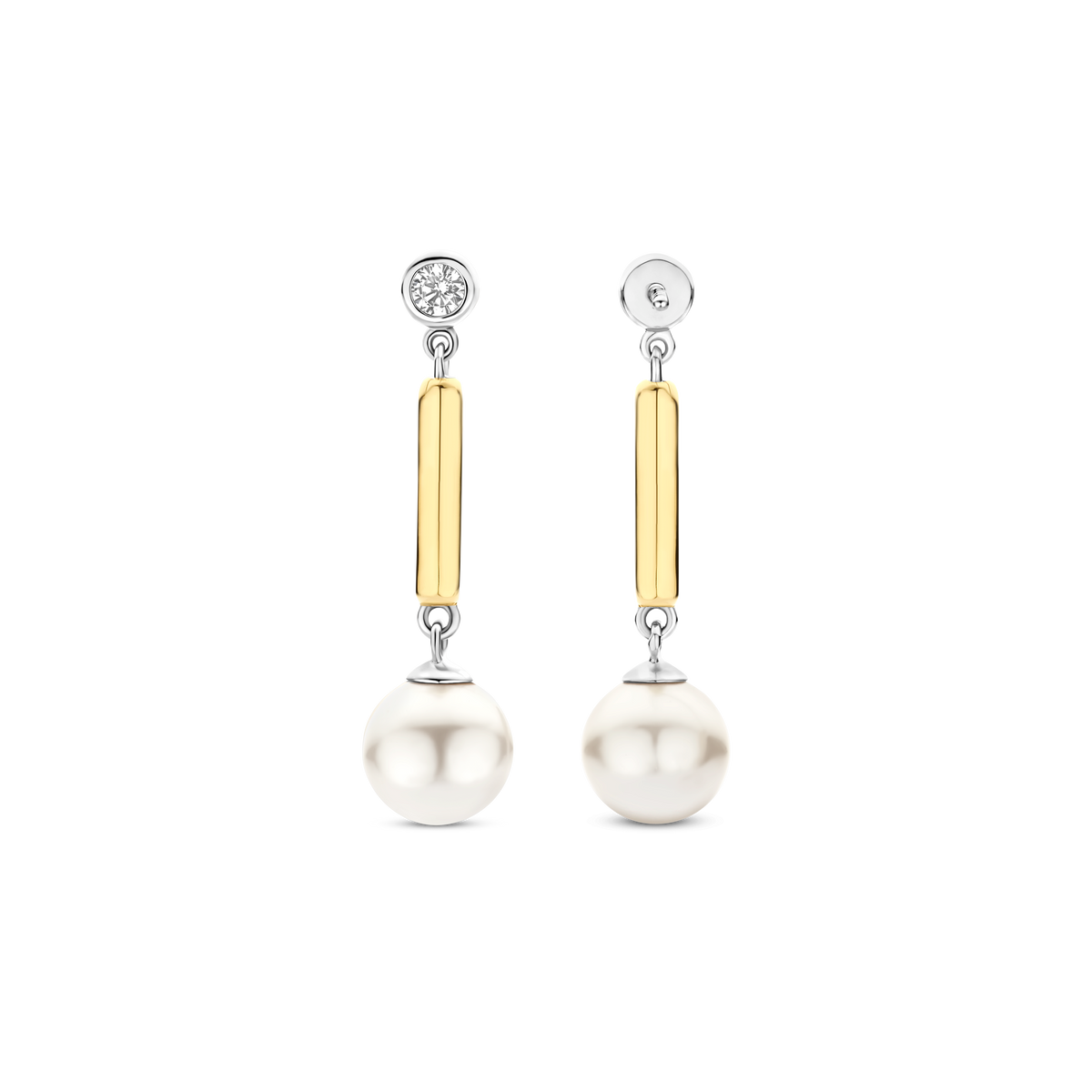 Ti Sento Milano Boucles d'oreilles pendantes Perles 78011YP
