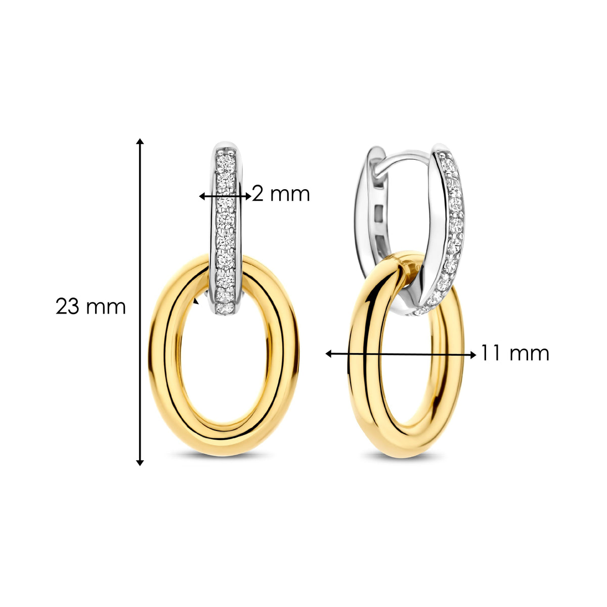 Ti Sento Milano Créoles Classics 78015ZY