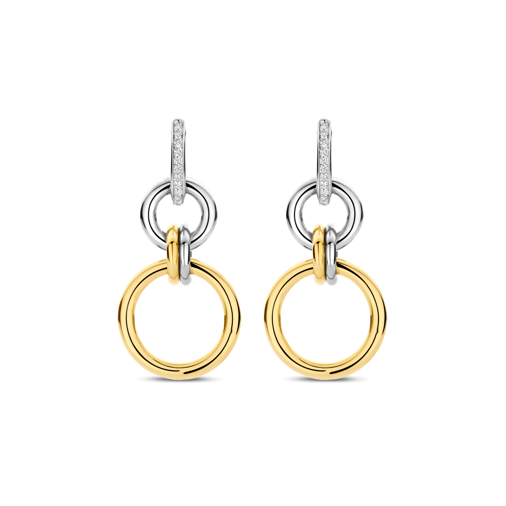 Ti Sento Milano Boucles d'oreilles pendantes Cercles 78018ZY