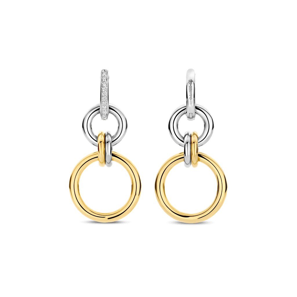 Ti Sento Milano Boucles d'oreilles pendantes Cercles 78018ZY