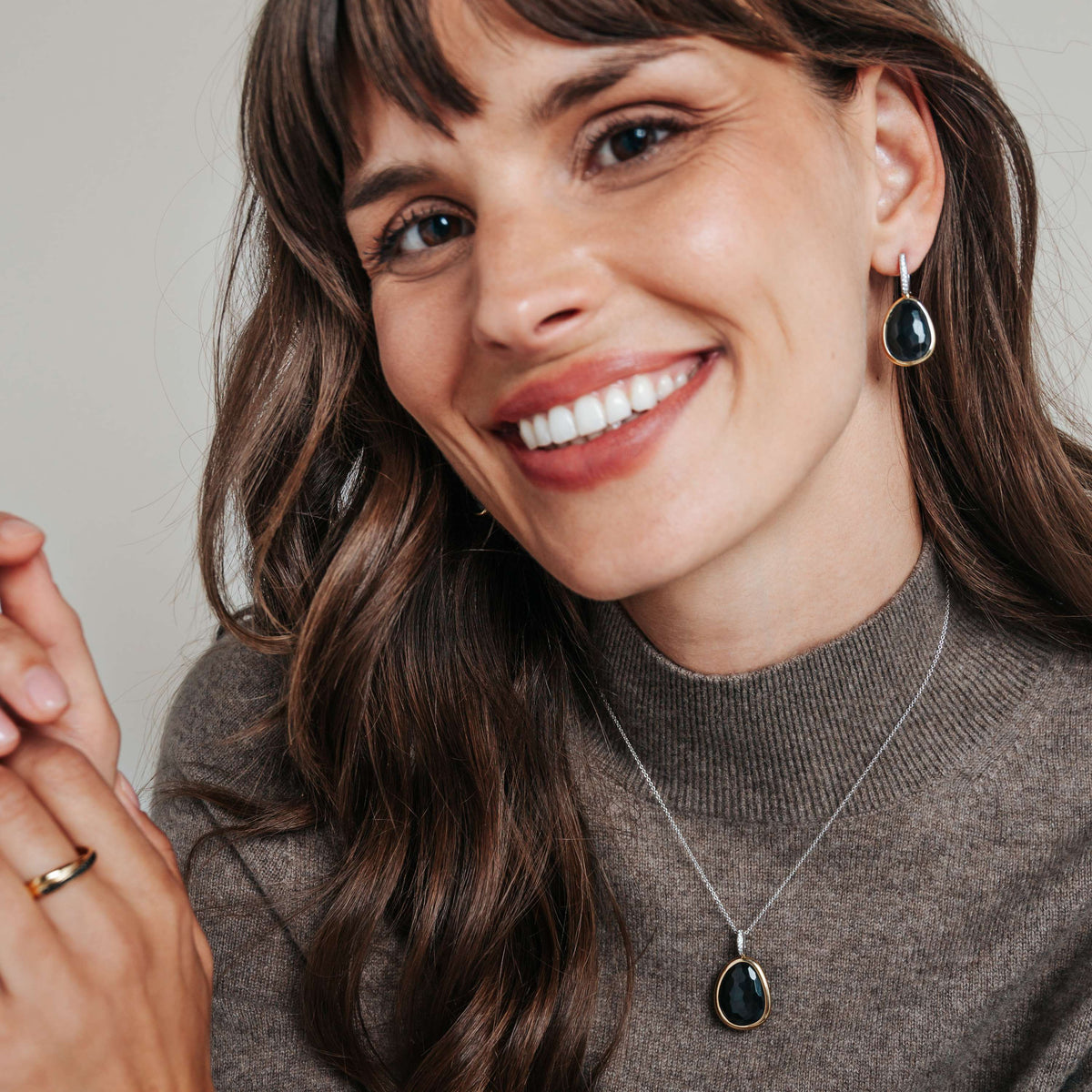 Ti Sento Milano Boucles d'oreilles pendantes Pebble 78026BY