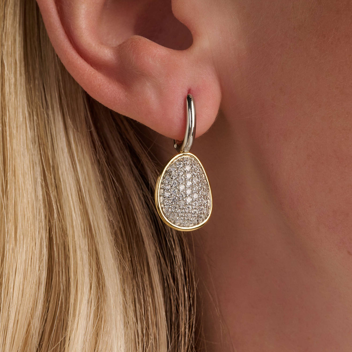 Ti Sento Milano Boucles d'oreilles pendantes Pebble 78027ZY