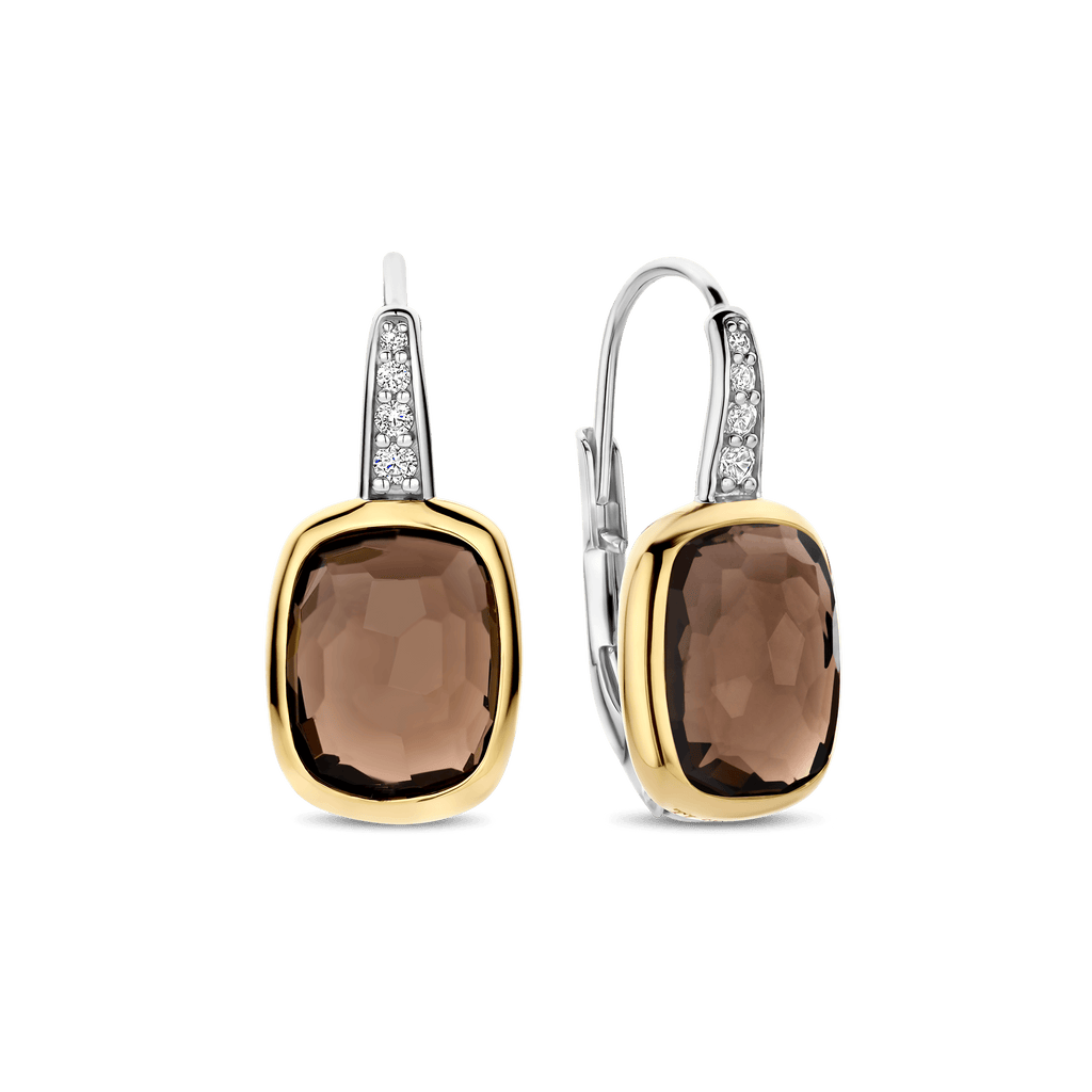 Ti Sento Milano Boucles d'oreilles pendantes Coussin et rectangle 78041SQ