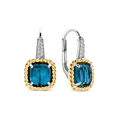Ti Sento Milano Boucles d'oreilles pendantes Coussin et rectangle 78042DB
