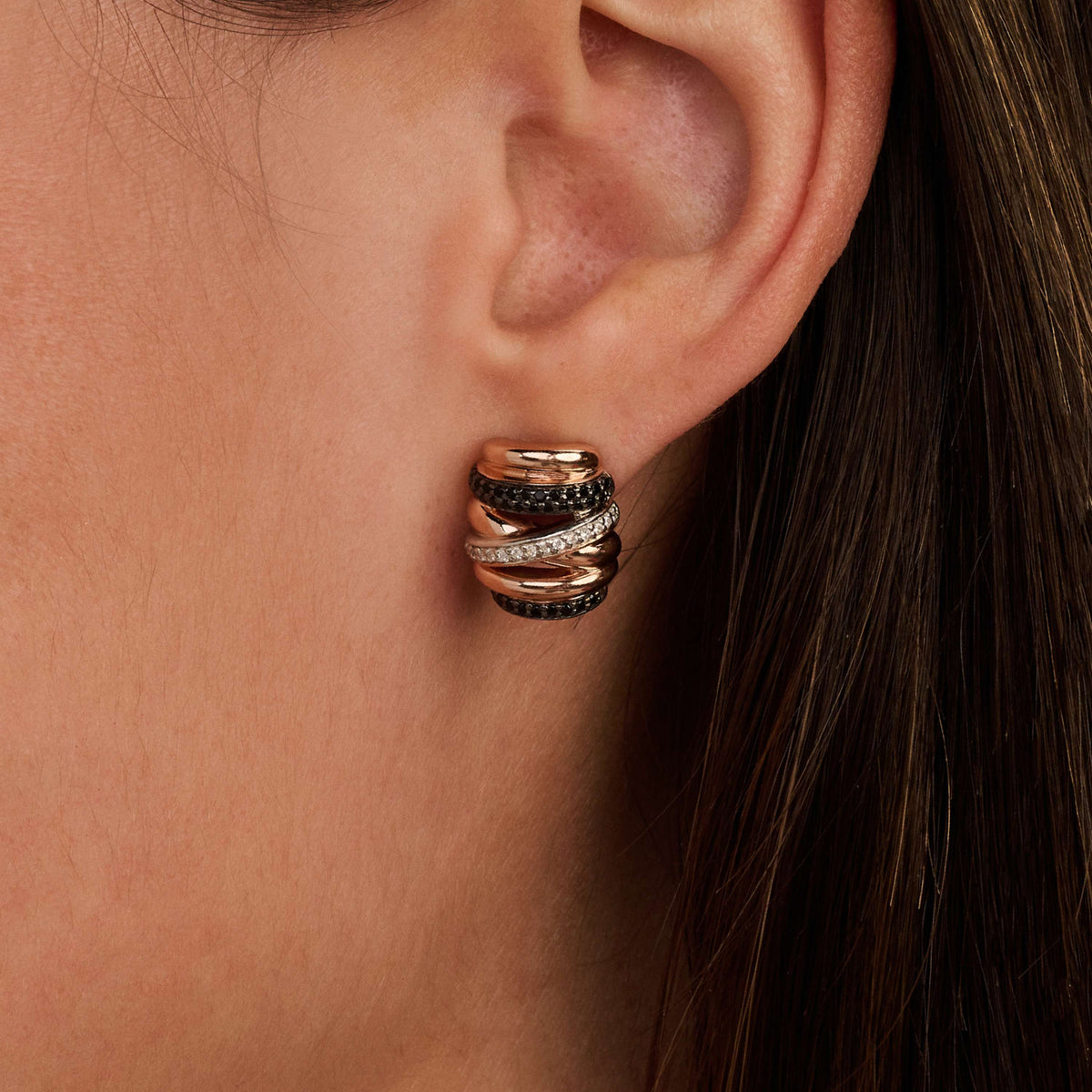Ti Sento Milano Puces d'oreilles Cercles 78045BR