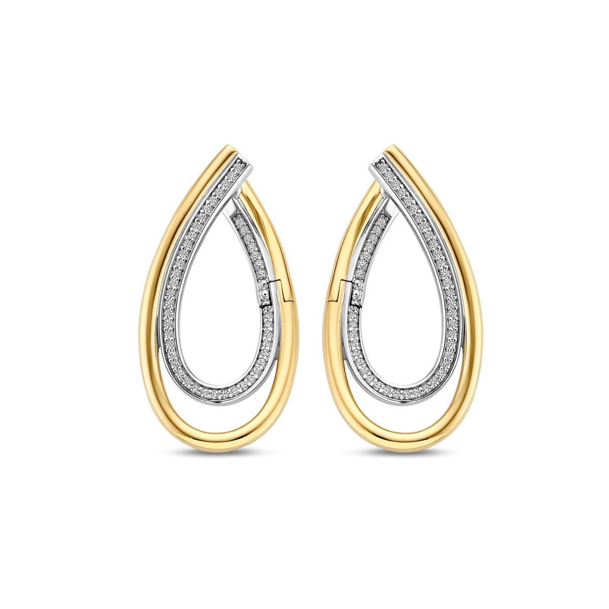 Ti Sento Milano Boucles d'oreilles pendantes Pebble 78051ZY