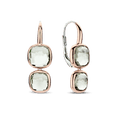 Ti Sento Milano Boucles d'oreilles pendantes Coussin et rectangle 78055GR