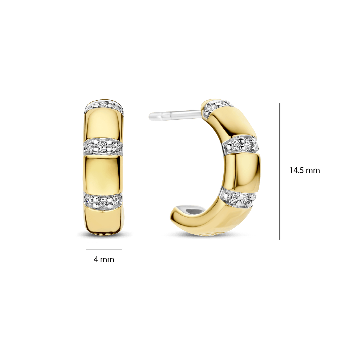 Ti Sento Milano Puces d'oreilles Vintage 78058ZY