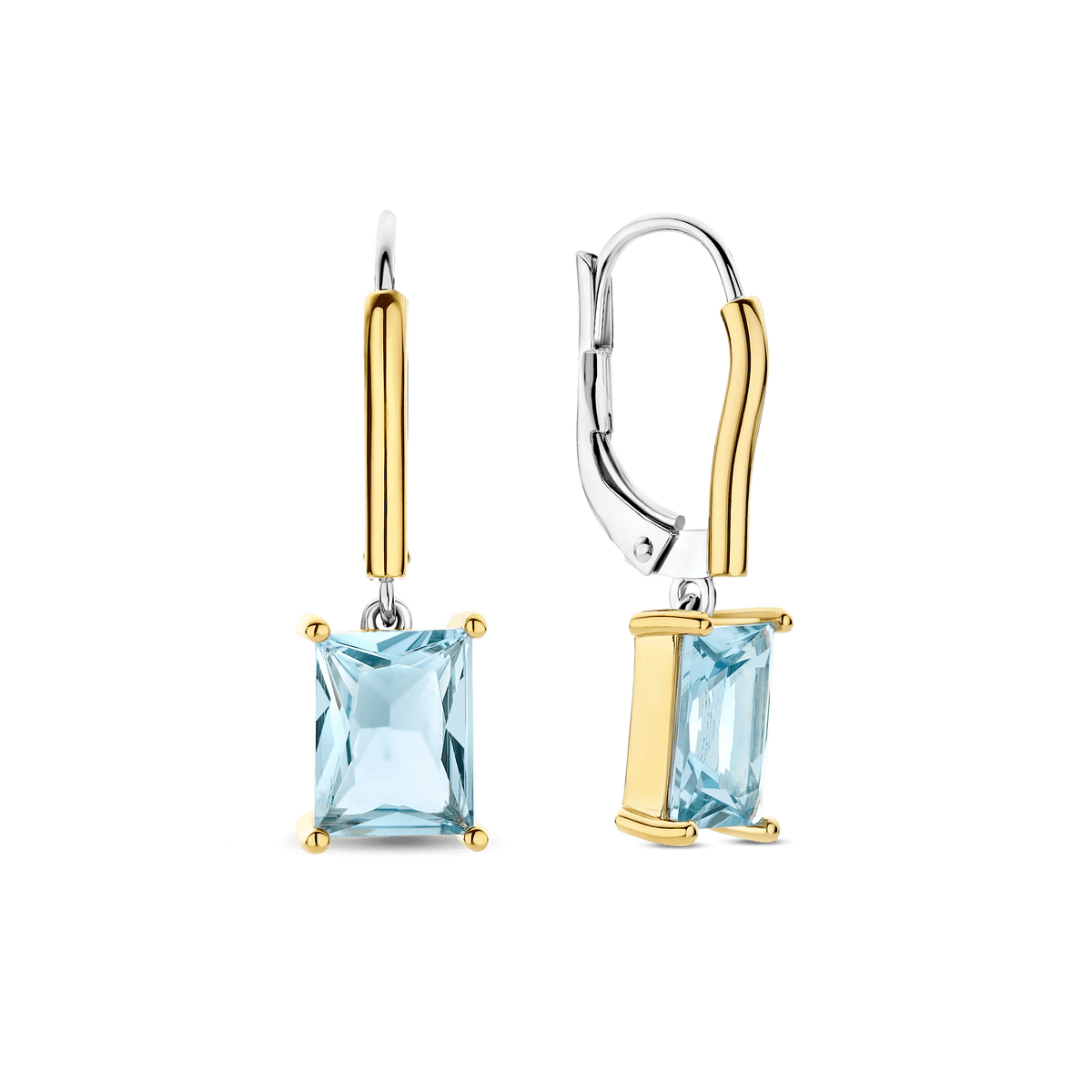 Ti Sento Milano Boucles d'oreilles pendantes Coussin et rectangle 78064TY