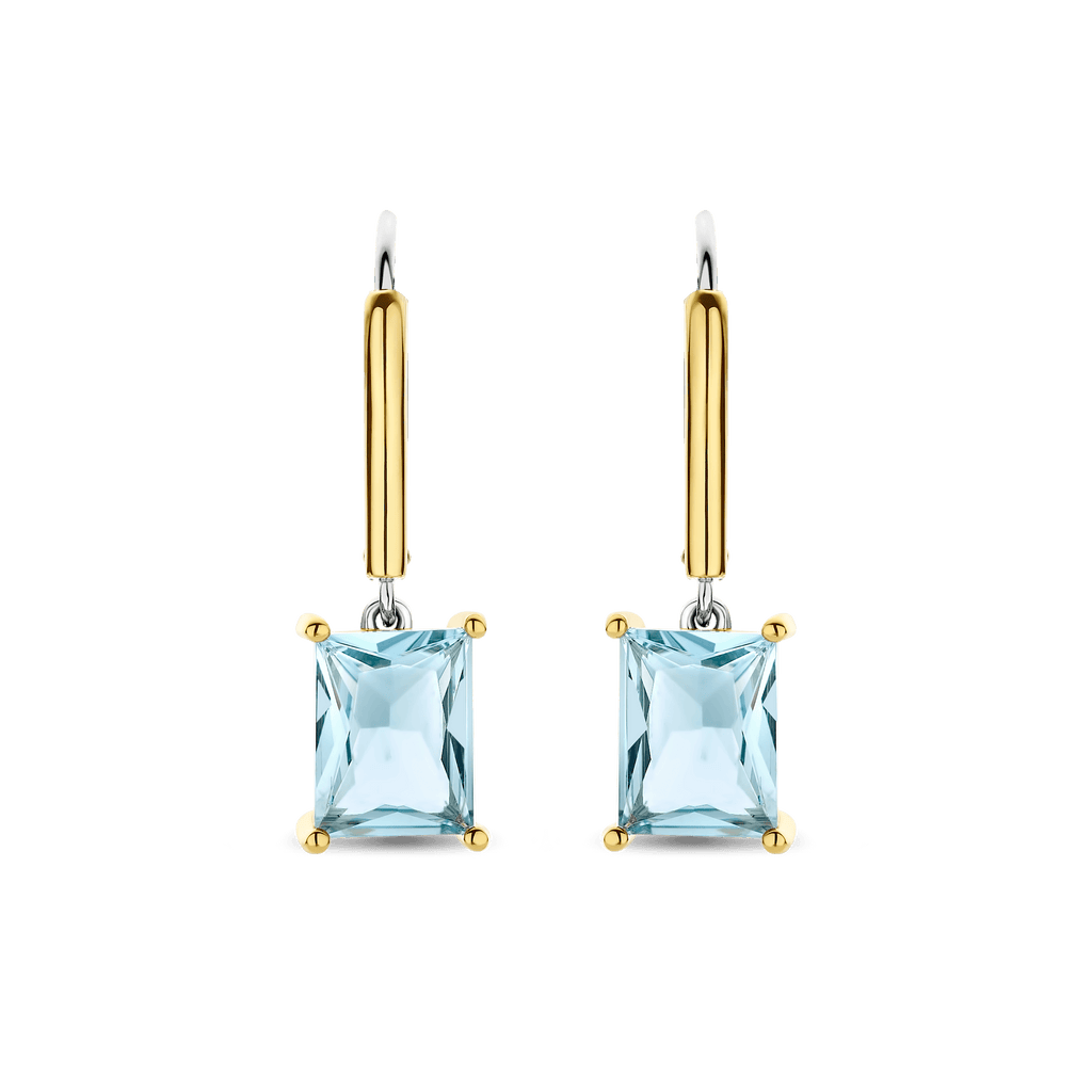 Ti Sento Milano Boucles d'oreilles pendantes Coussin et rectangle 78064TY