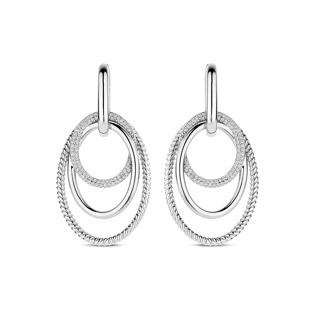 Ti Sento Milano Boucles d'oreilles pendantes Structures 78067ZI