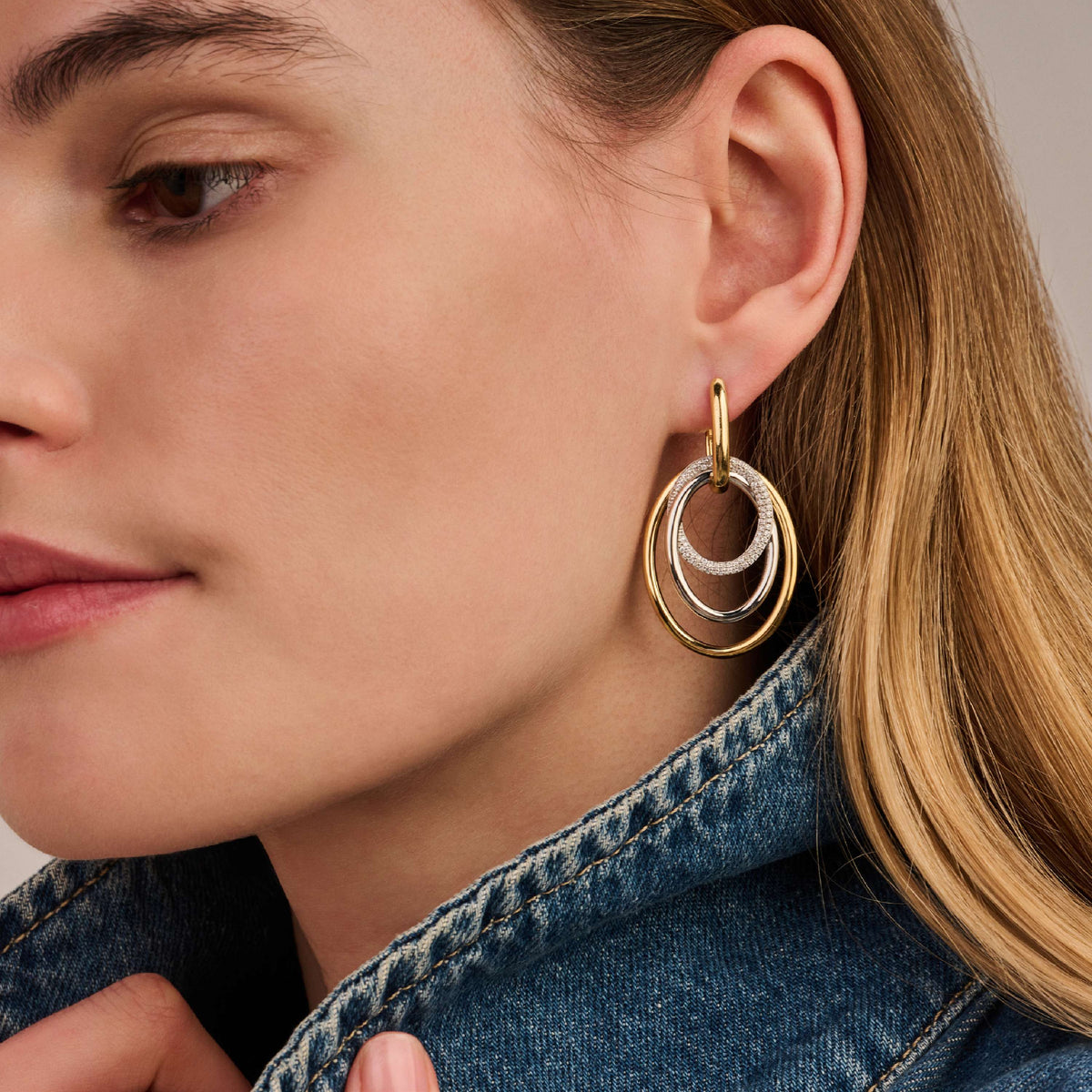 Ti Sento Milano Boucles d'oreilles pendantes Structures 78067ZY