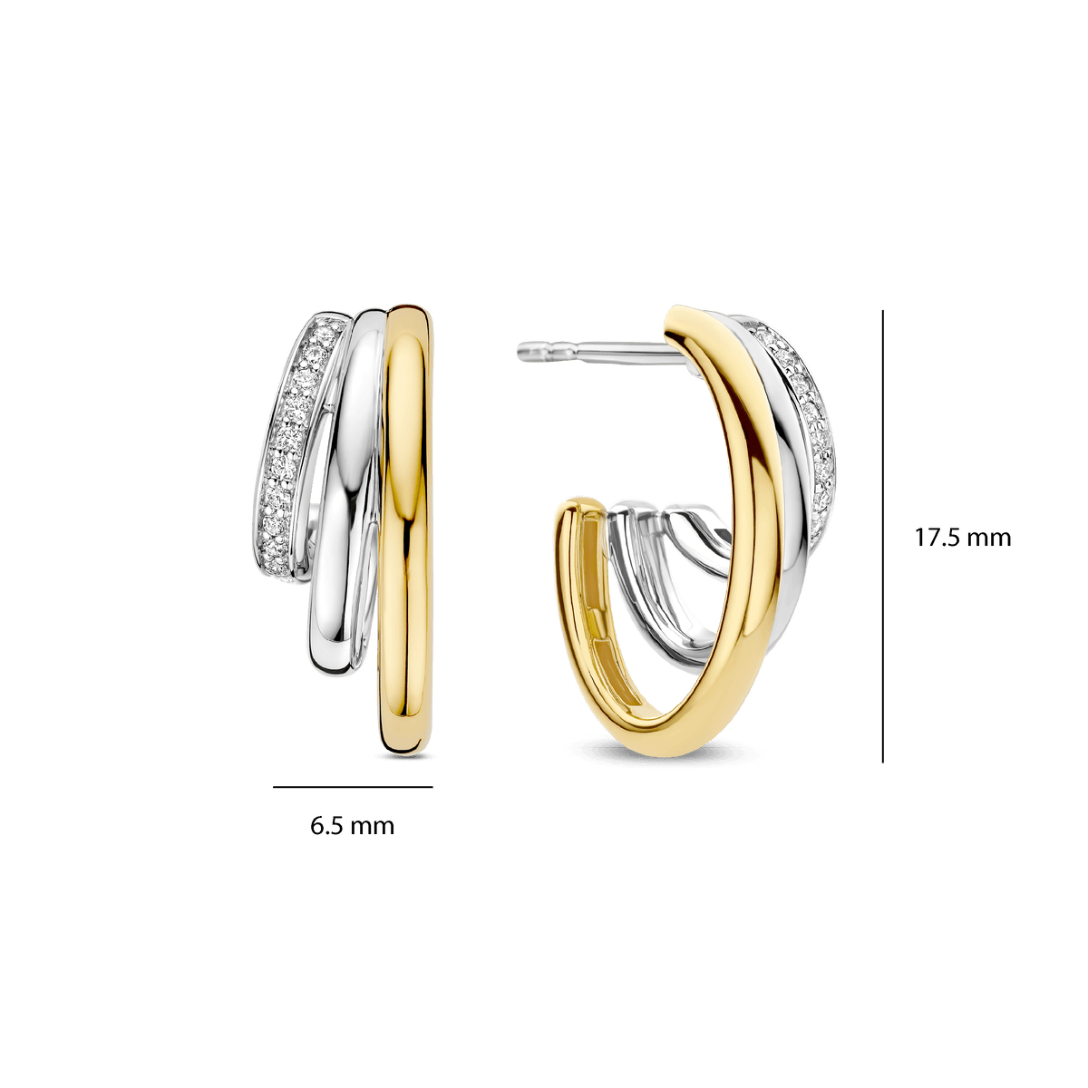 Ti Sento Milano Boucles d'oreilles pendantes Classics 78068ZY