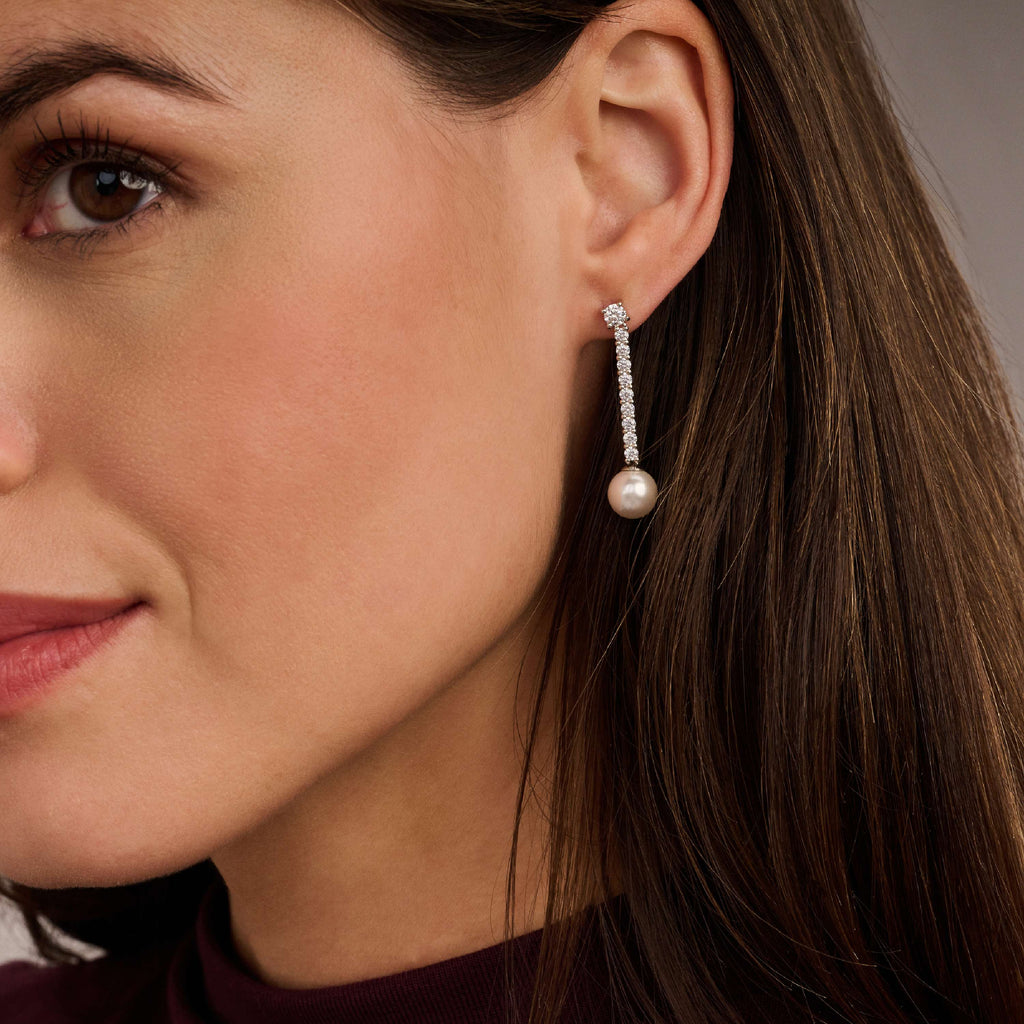 Ti Sento Milano Boucles d'oreilles pendantes Perles 78070PW