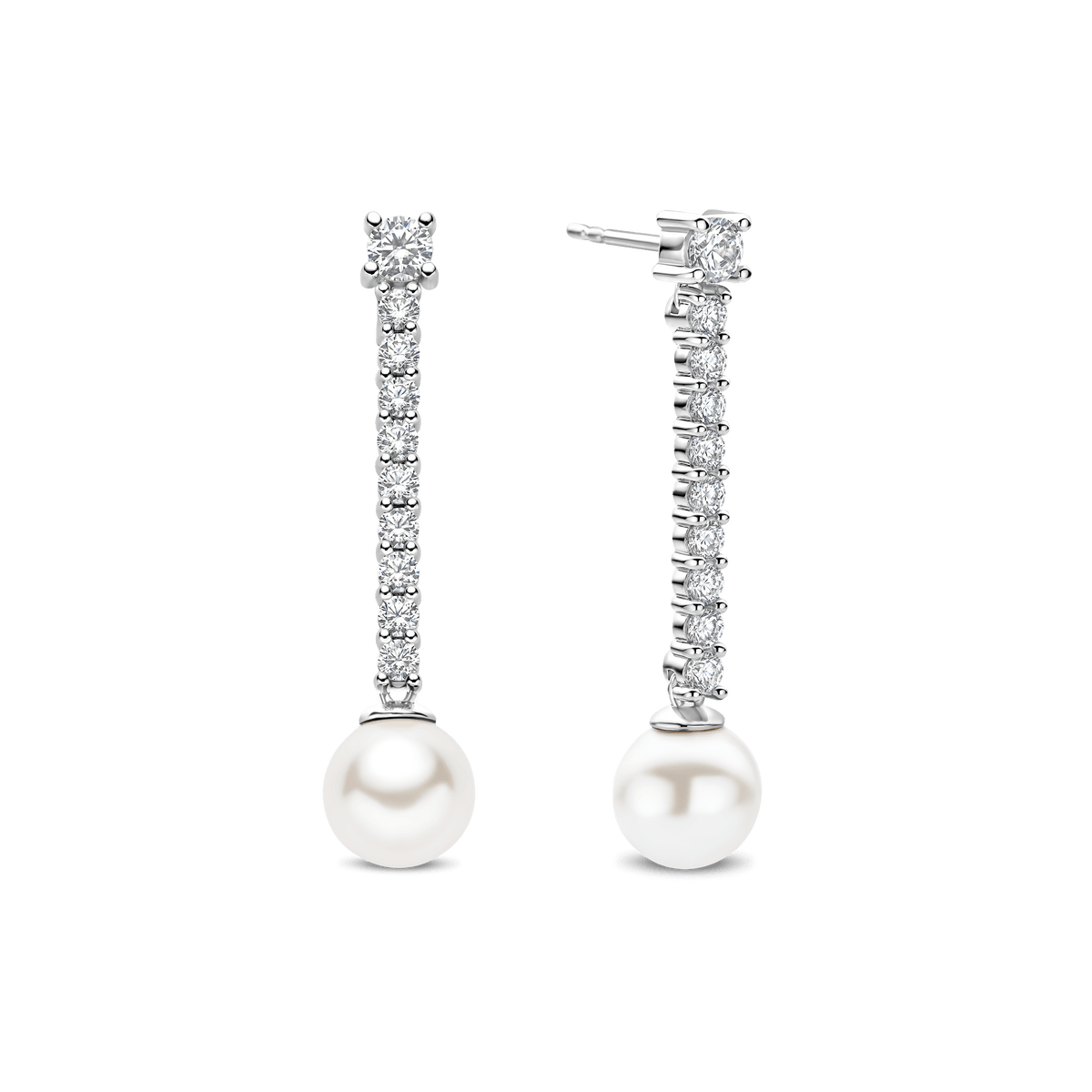 Ti Sento Milano Boucles d'oreilles pendantes Perles 78070PW