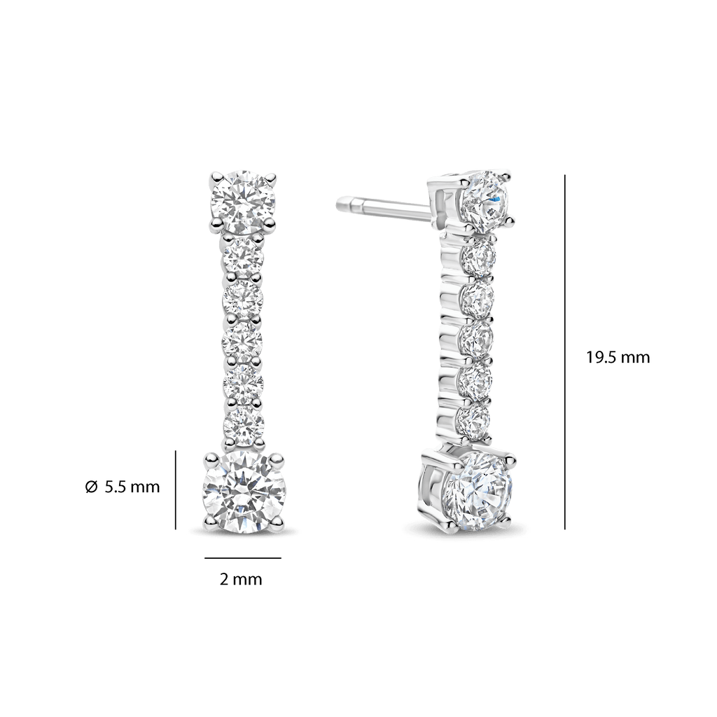 Ti Sento Milano Boucles d'oreilles pendantes Classics 78074ZI