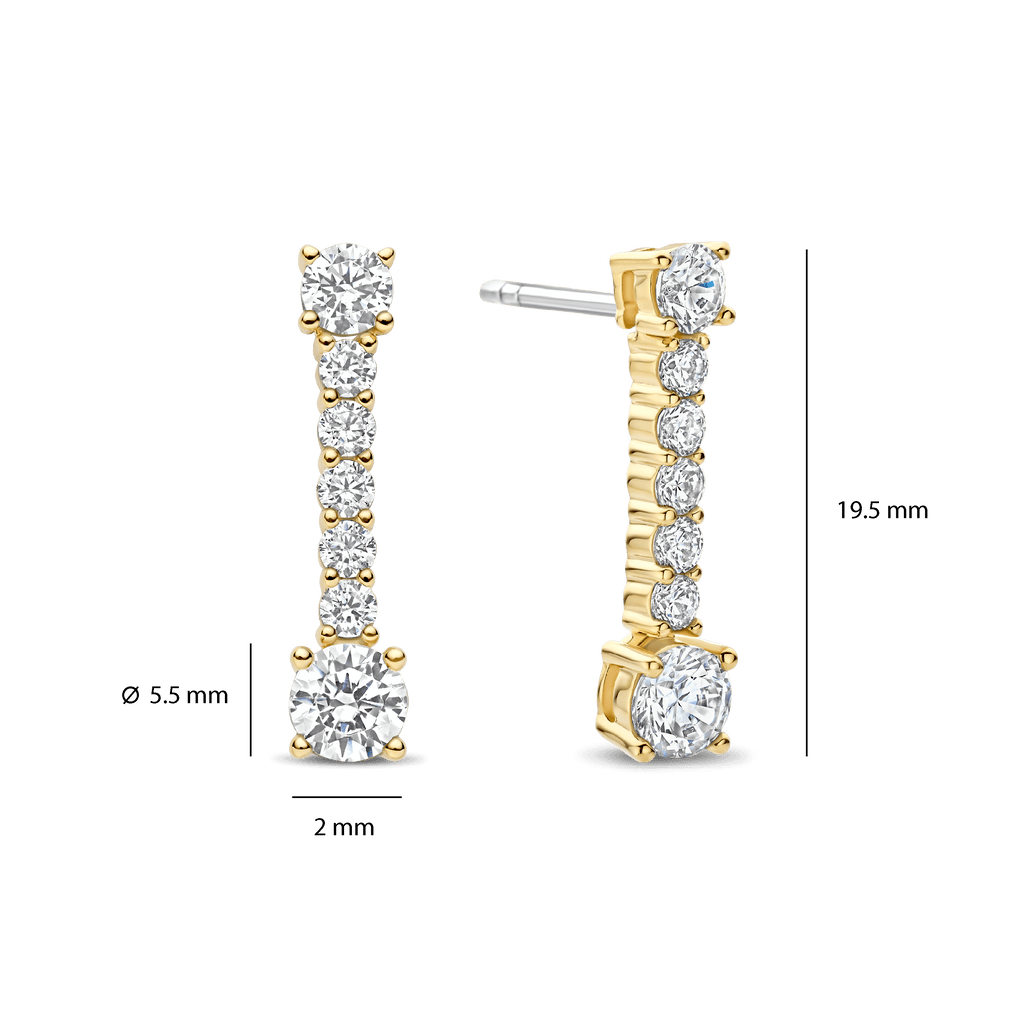Ti Sento Milano Boucles d'oreilles pendantes Classics 78074ZY