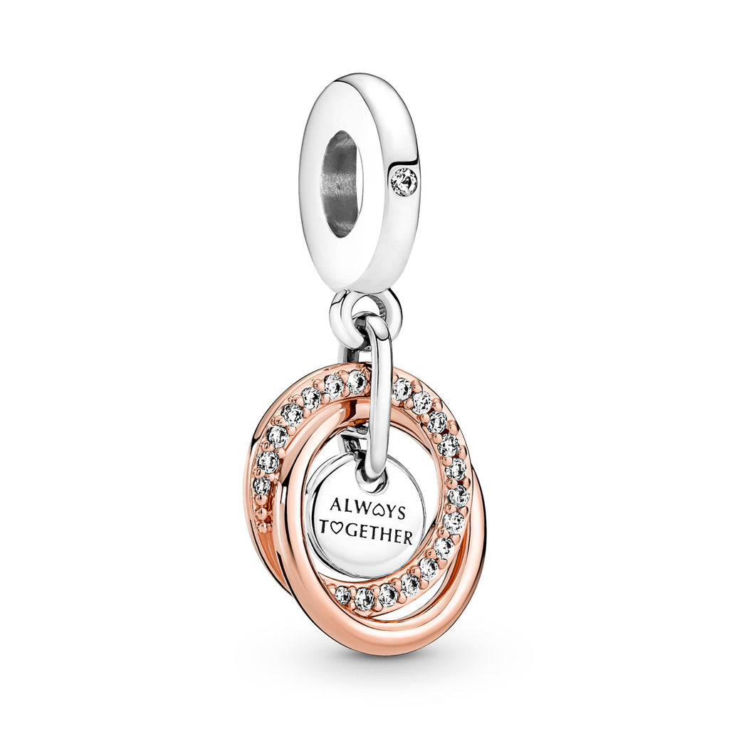 Pandora Moments Charm Pendant Cercles Ma Famille Pour Toujours 780797C01