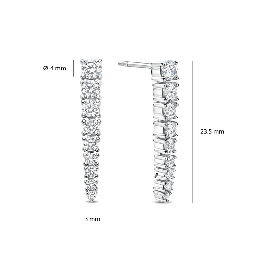 Ti Sento Milano Boucles d'oreilles pendantes Classics 78080ZI