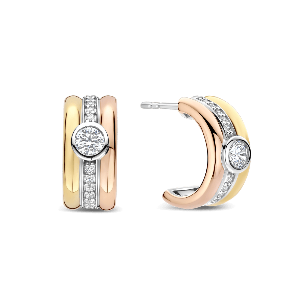 Ti Sento Milano Puces d'oreilles Cercles 78085TZ