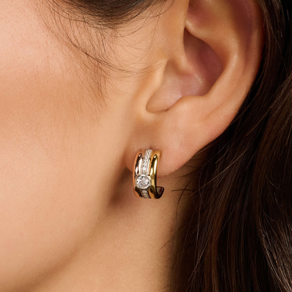 Ti Sento Milano Puces d'oreilles Cercles 78085TZ