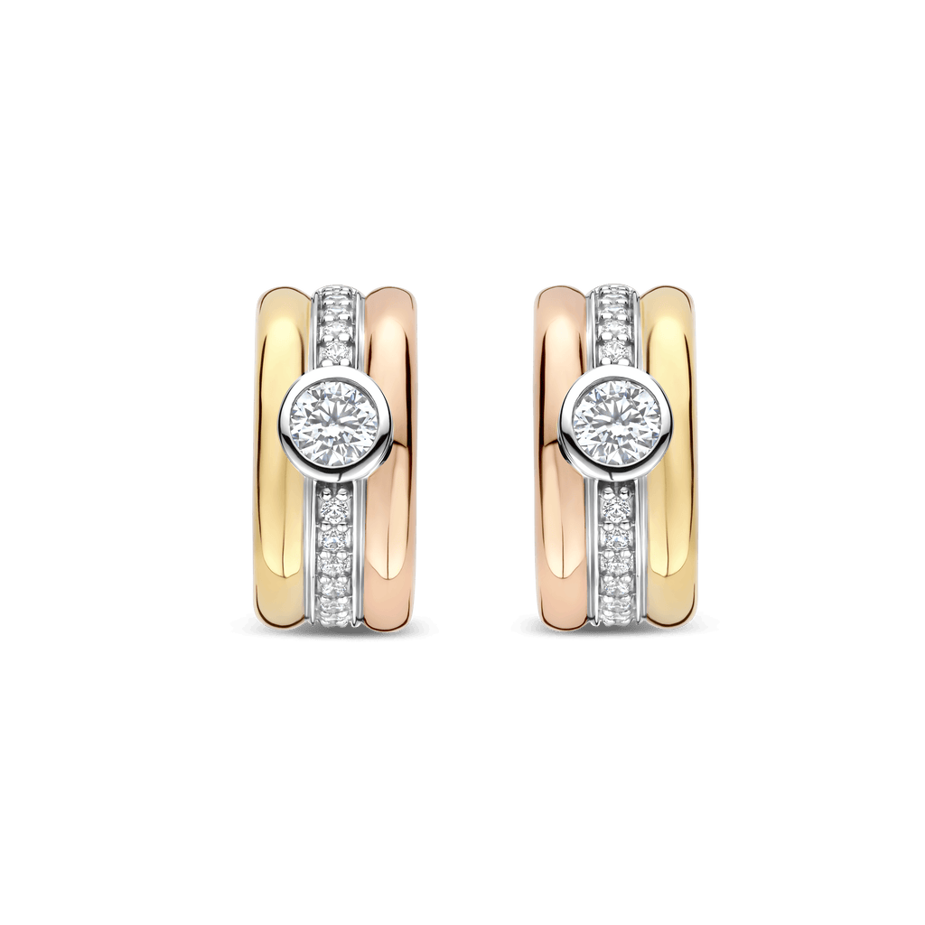 Ti Sento Milano Puces d'oreilles Cercles 78085TZ