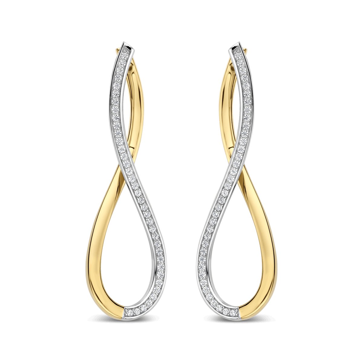 Ti Sento Milano Boucles d'oreilles pendantes Pebble 78086ZY