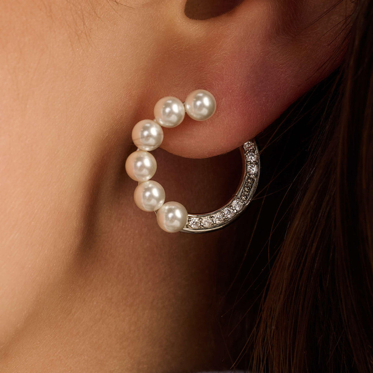 Ti Sento Milano Boucles d'oreilles Perles 78093PW