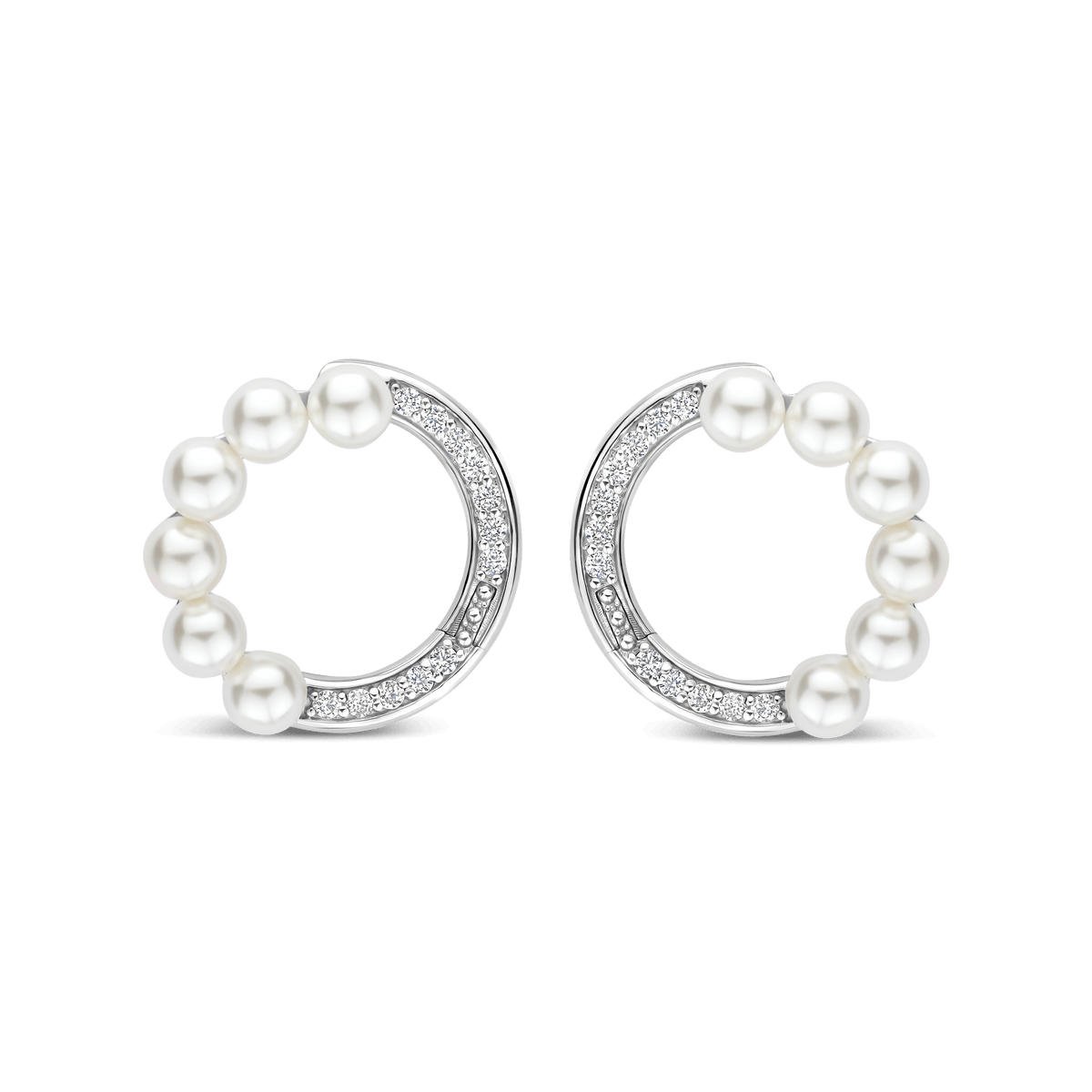 Ti Sento Milano Boucles d'oreilles Perles 78093PW
