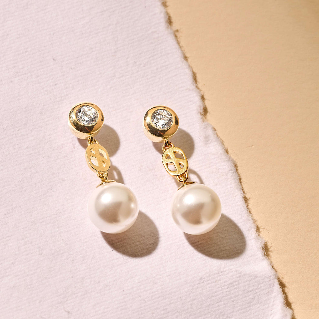 Ti Sento Milano Boucles d'oreilles Perles 78096YP