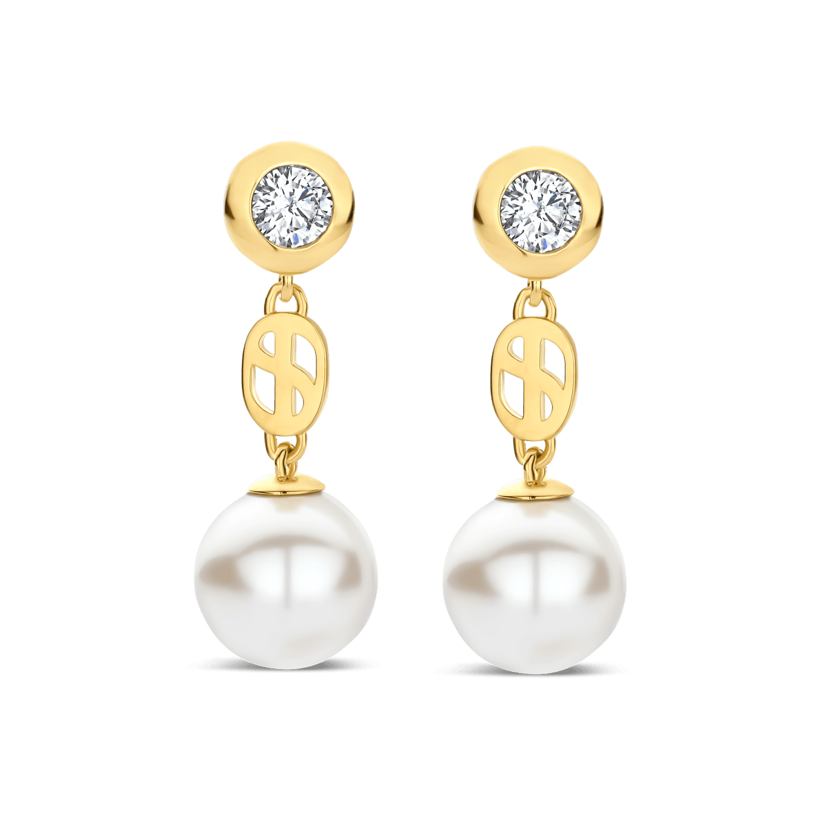 Ti Sento Milano Boucles d'oreilles Perles 78096YP