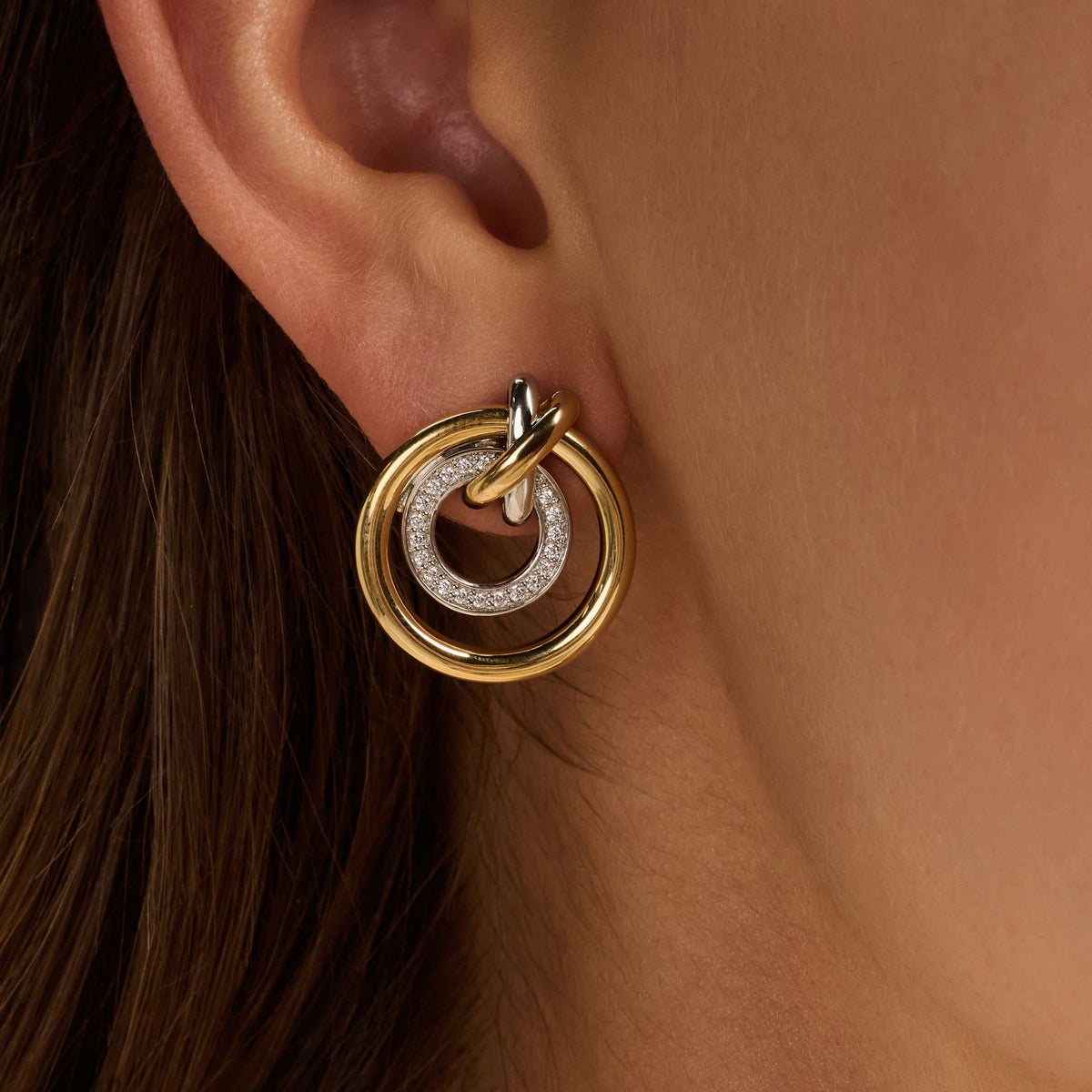 Ti Sento Milano Puces d'oreilles Cercles 78098ZY