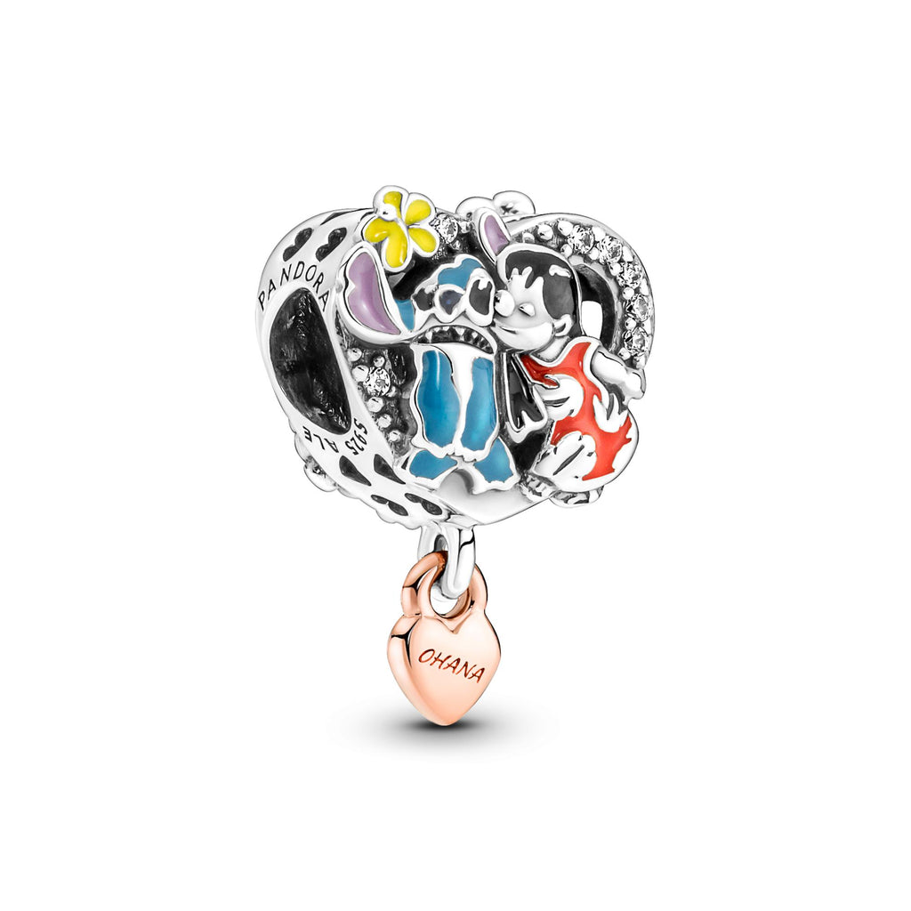 Pandora Disney Charm Ohana Lilo & Stitch de 781682C01