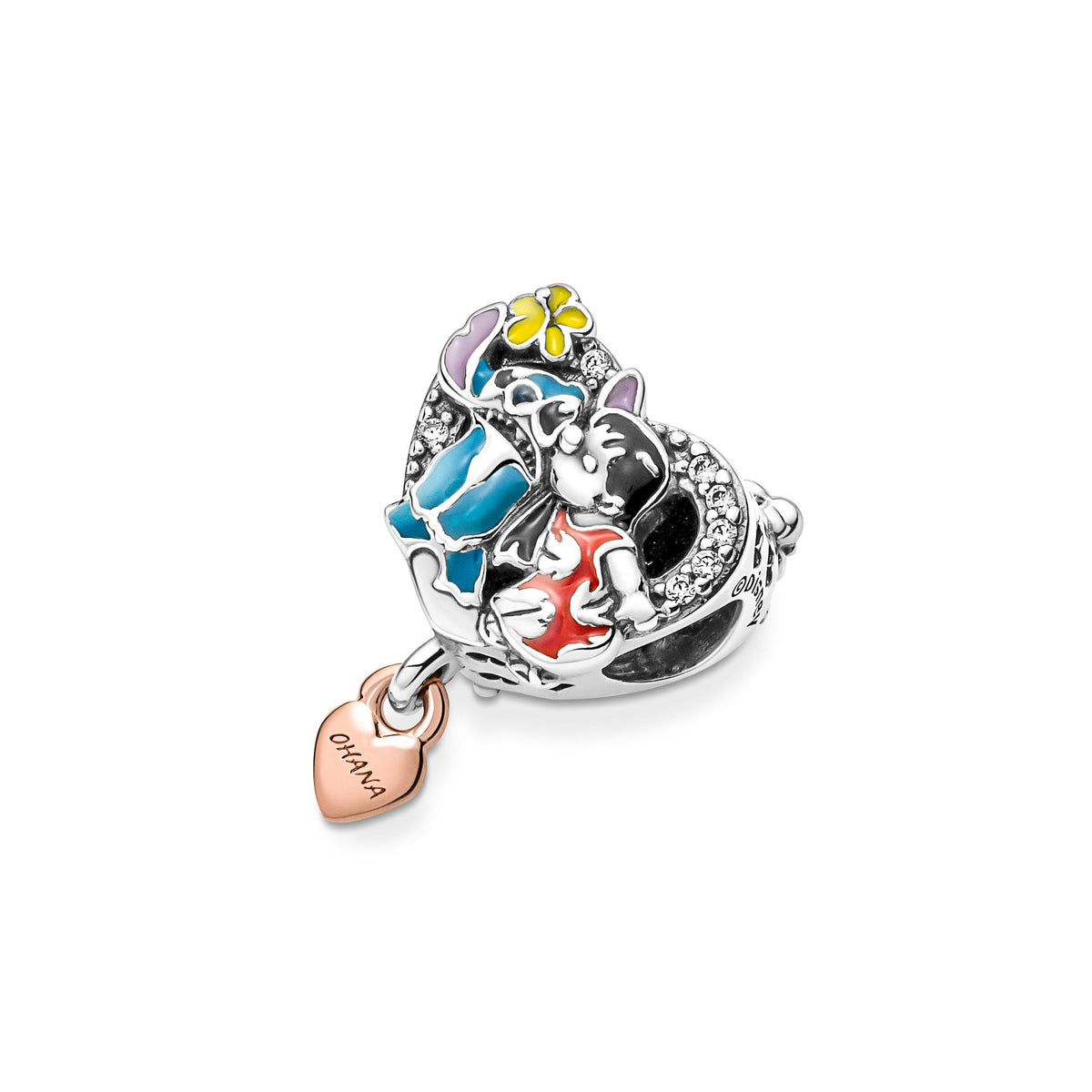 Pandora Disney Charm Ohana Lilo & Stitch de 781682C01