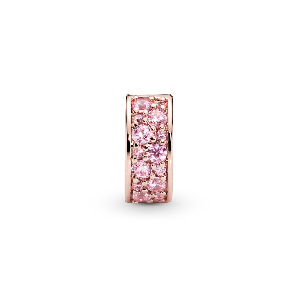 Pandora Moments Charm Clip Pavé Rose 781817PCZ